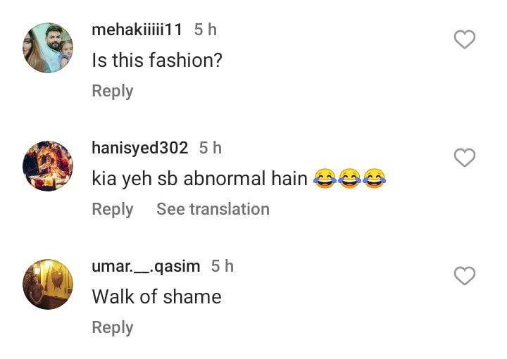 People Confused By Walks On Parishae Adnan Fashion Show p17